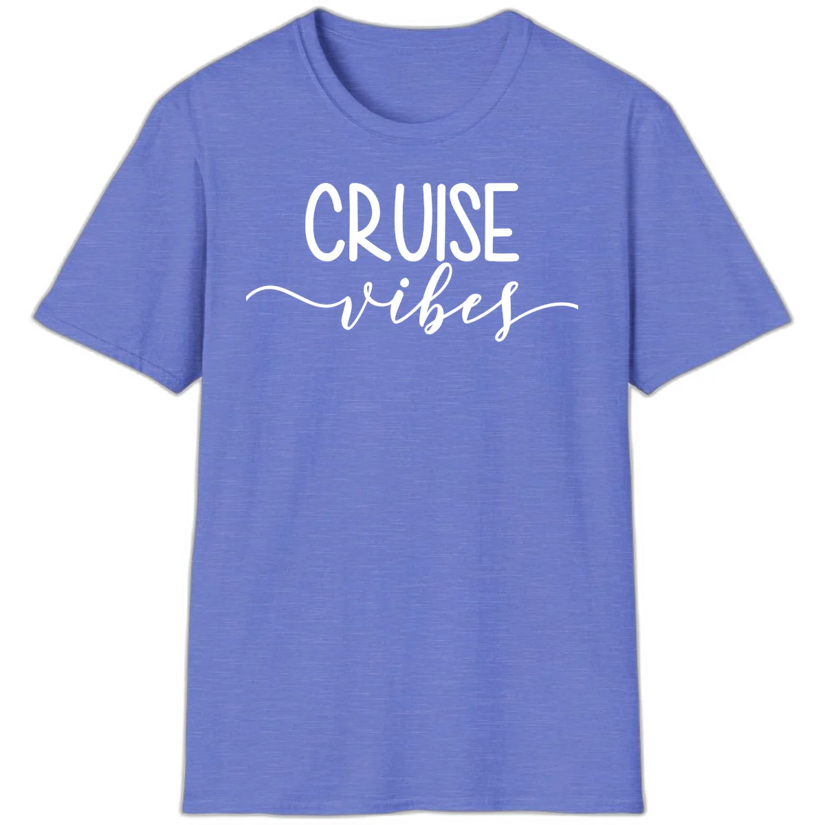 Cruise Vibes T-Shirt in Heather Royal