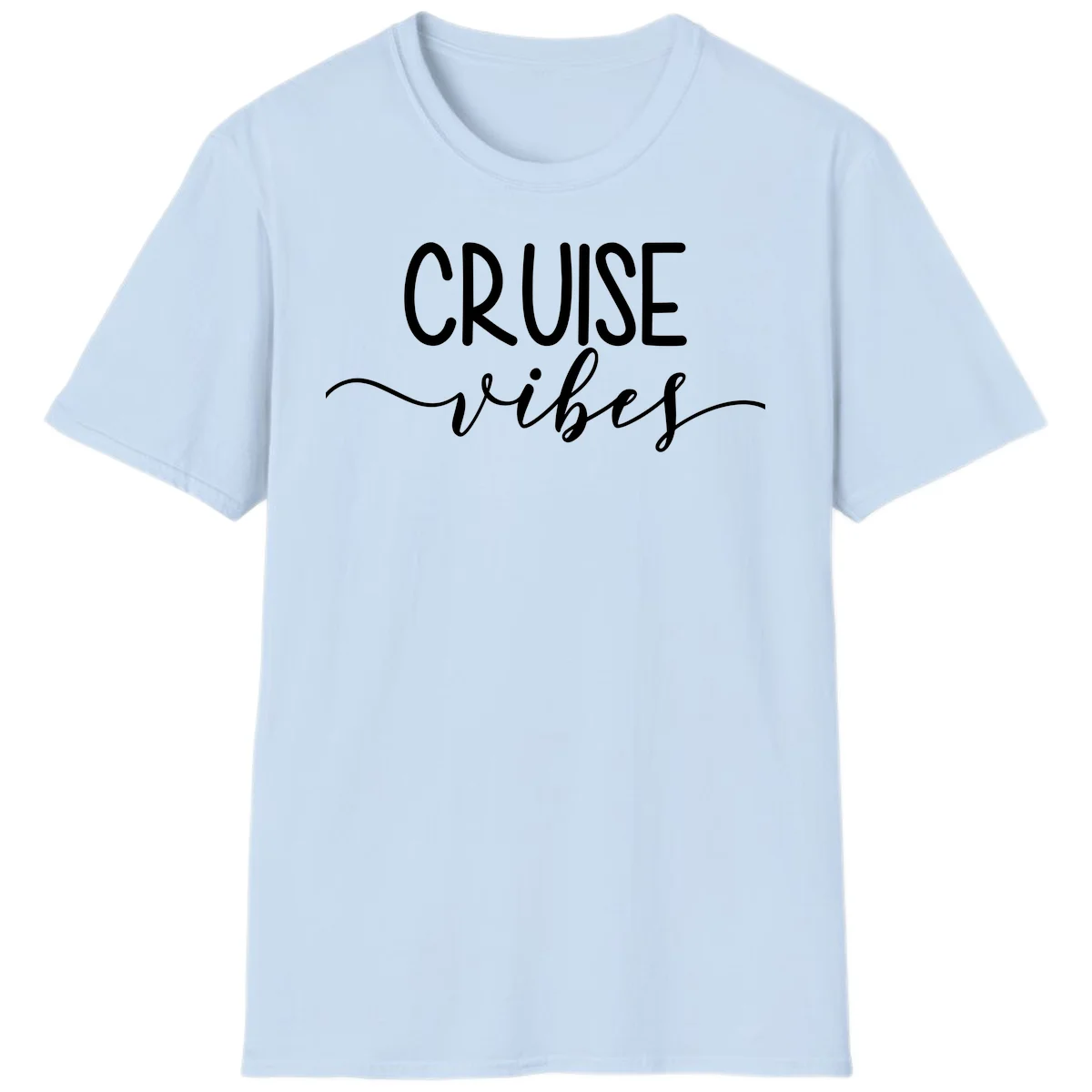 Cruise Vibes T-Shirt in Light Blue