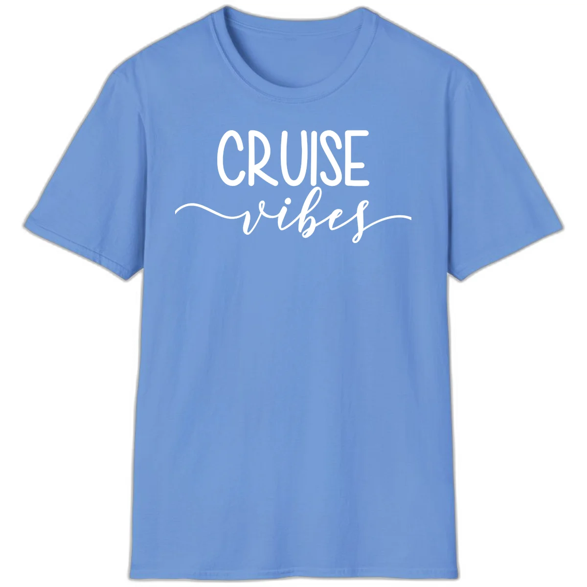 Cruise Vibes T-Shirt in Carolina Blue