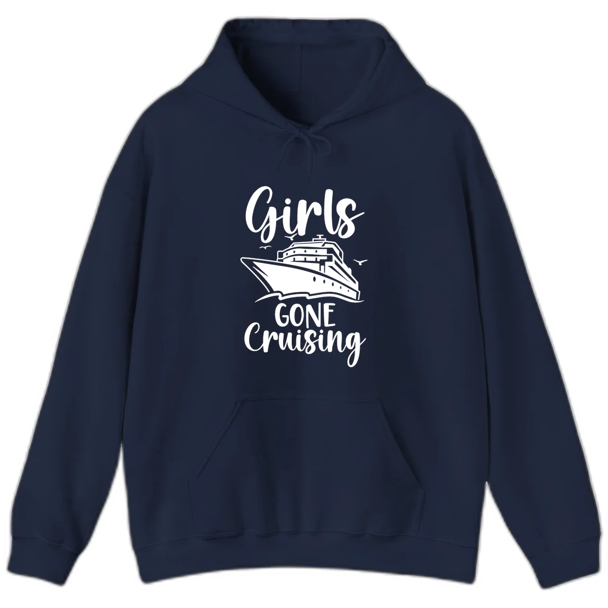 Girls Gone Cruising Hoodie in Navy