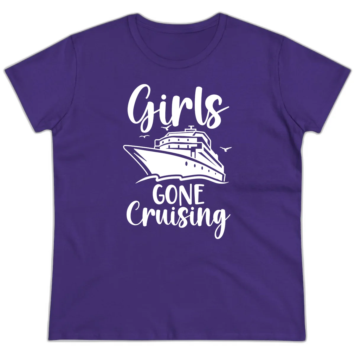 Girls Gone Cruising Ladies Tee in Purple
