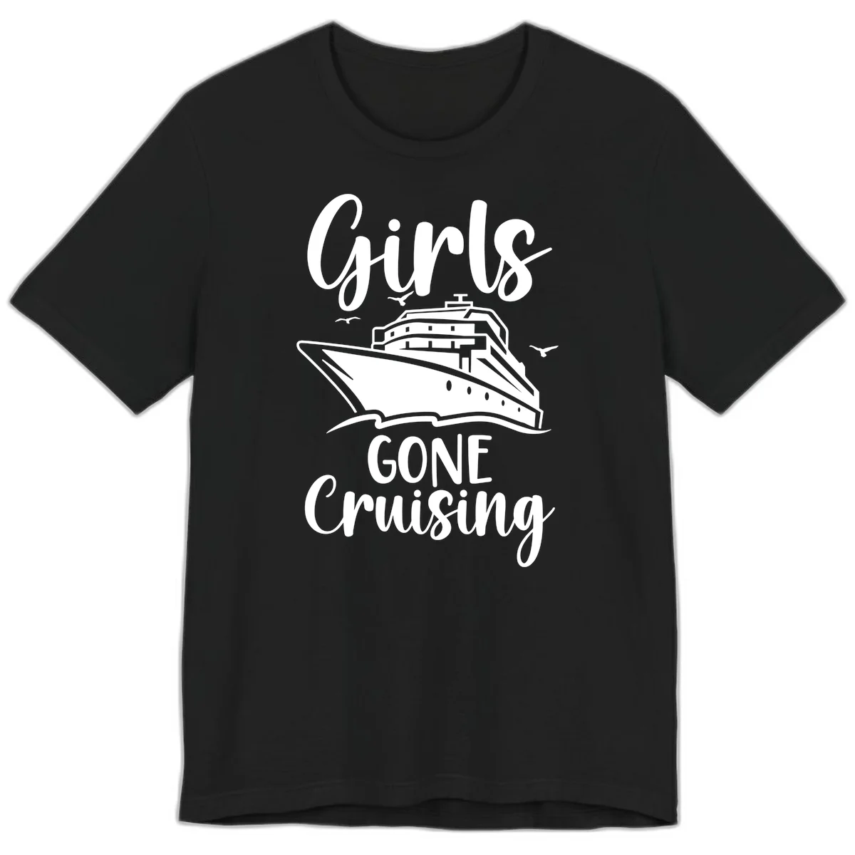 Girls Gone Cruising Premium T-Shirt in Black