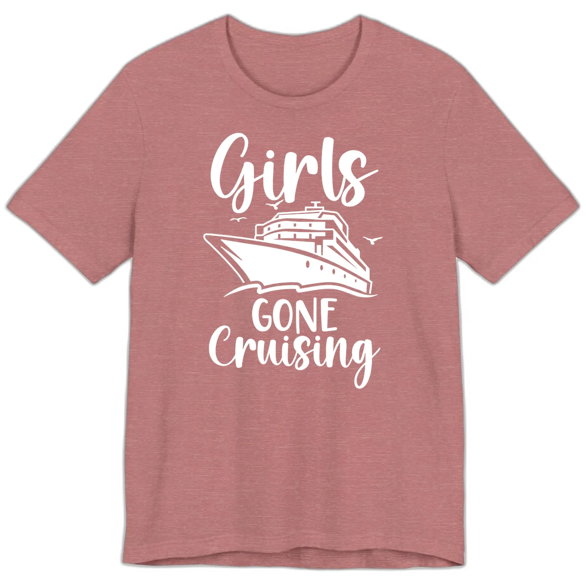 Girls Gone Cruising Premium T-Shirt in Heather Mauve