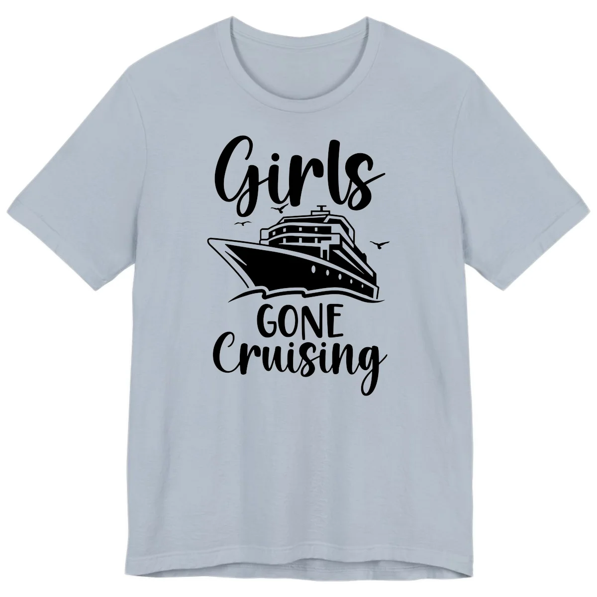 Girls Gone Cruising Premium T-Shirt in Light Blue