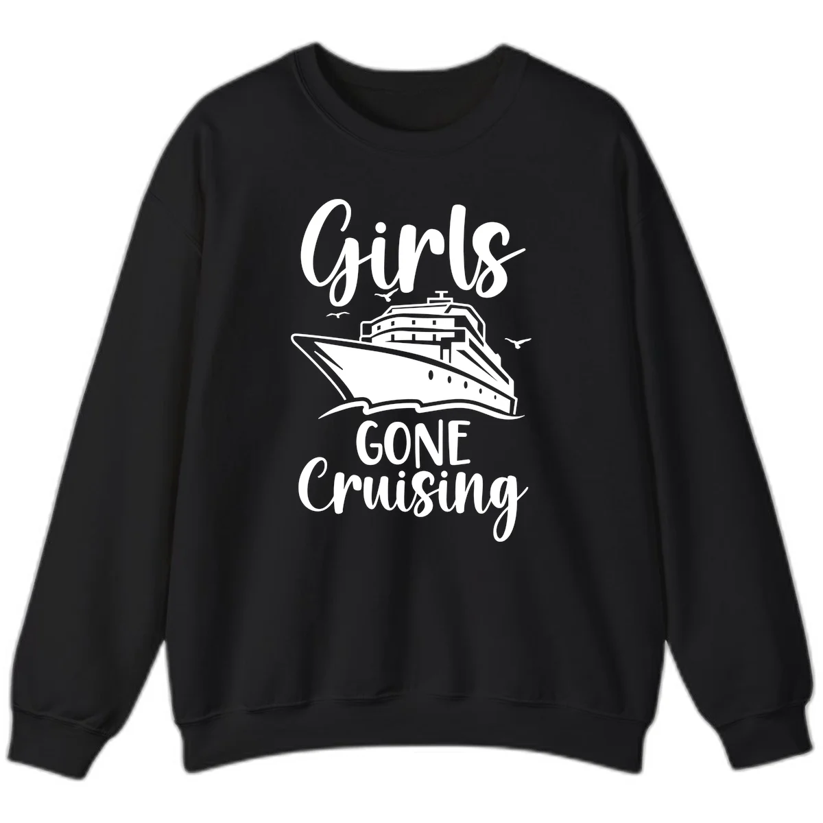 Girls Gone Cruising Sweatshirt in Black