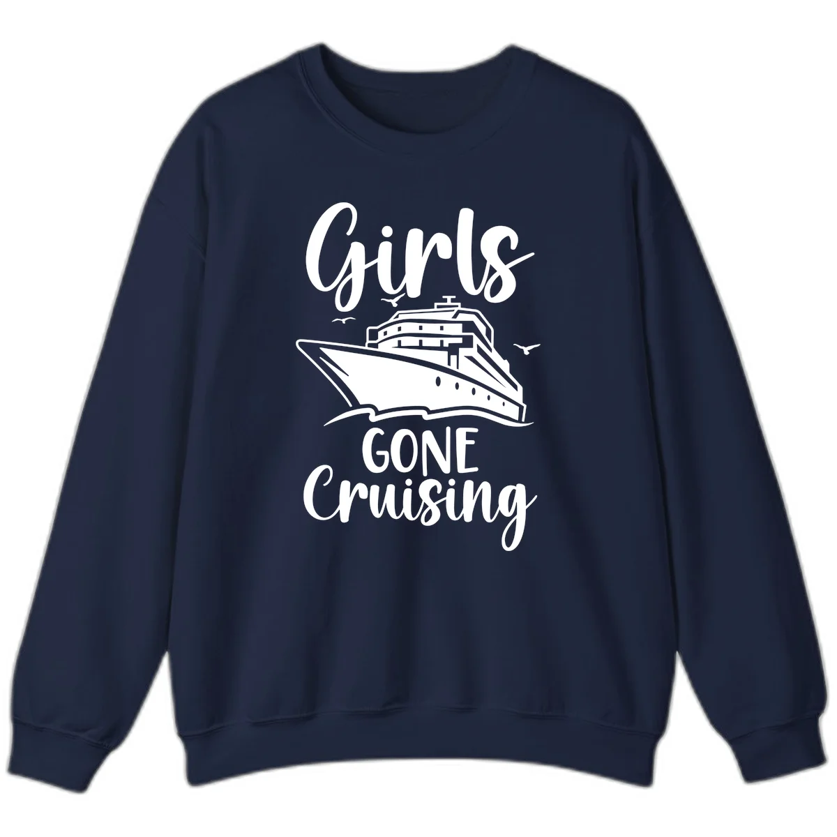 Girls Gone Cruising Sweatshirt in Navy