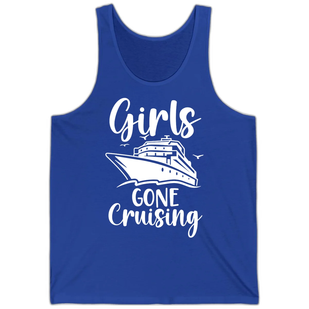 Girls Gone Cruising Tank Top in True Royal