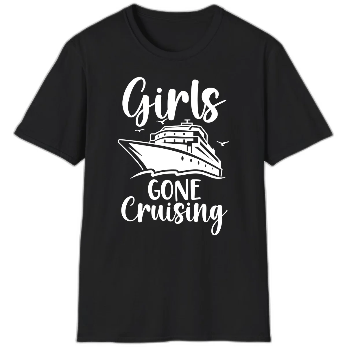 Girls Gone Cruising T-Shirt in Black