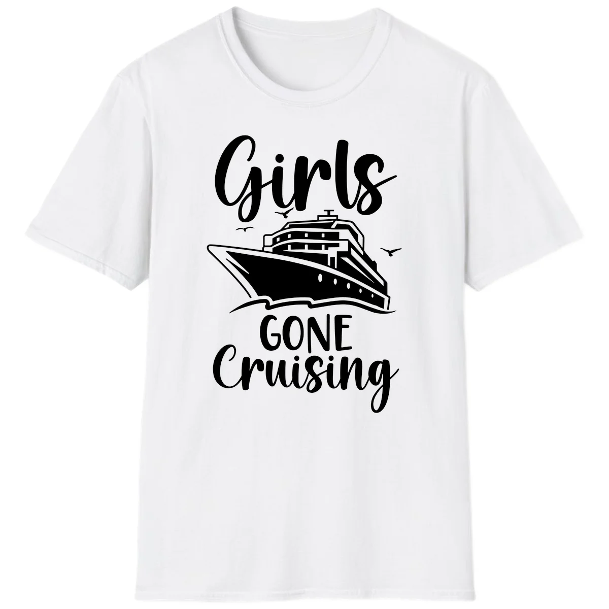 Girls Gone Cruising T-Shirt in White