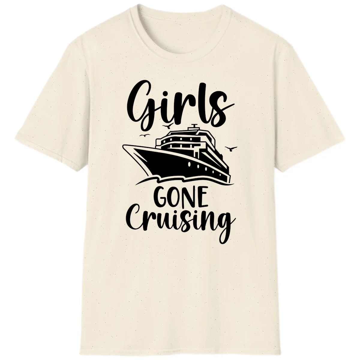 Girls Gone Cruising T-Shirt in Natural