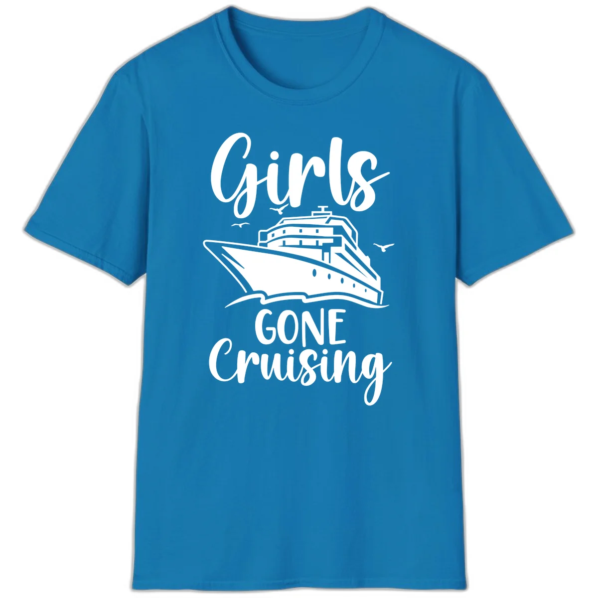 Girls Gone Cruising T-Shirt in Sapphire