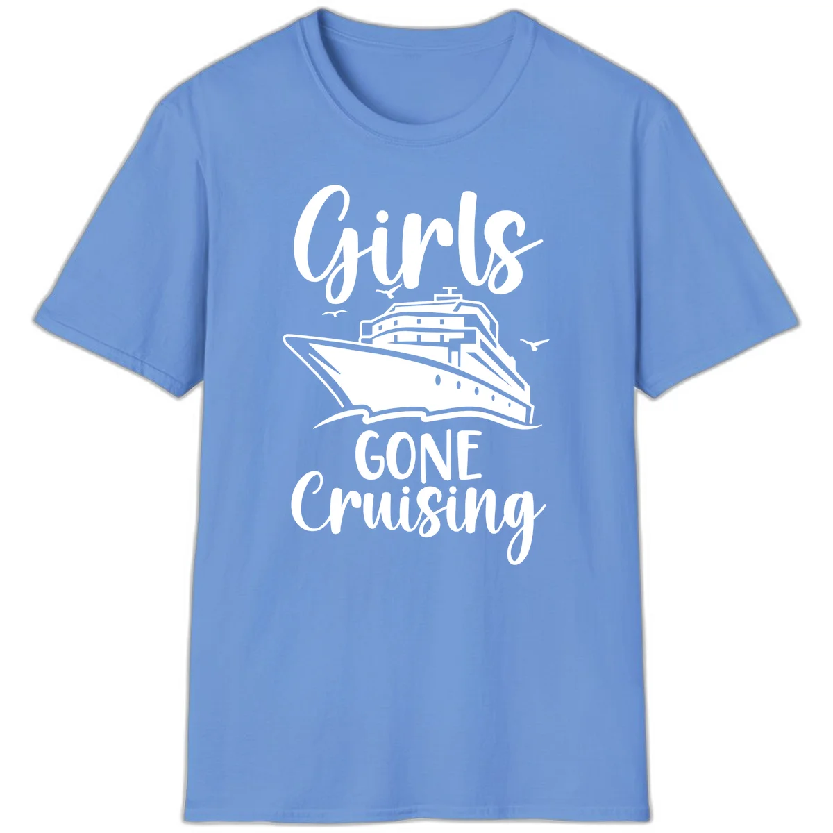Girls Gone Cruising T-Shirt in Carolina Blue