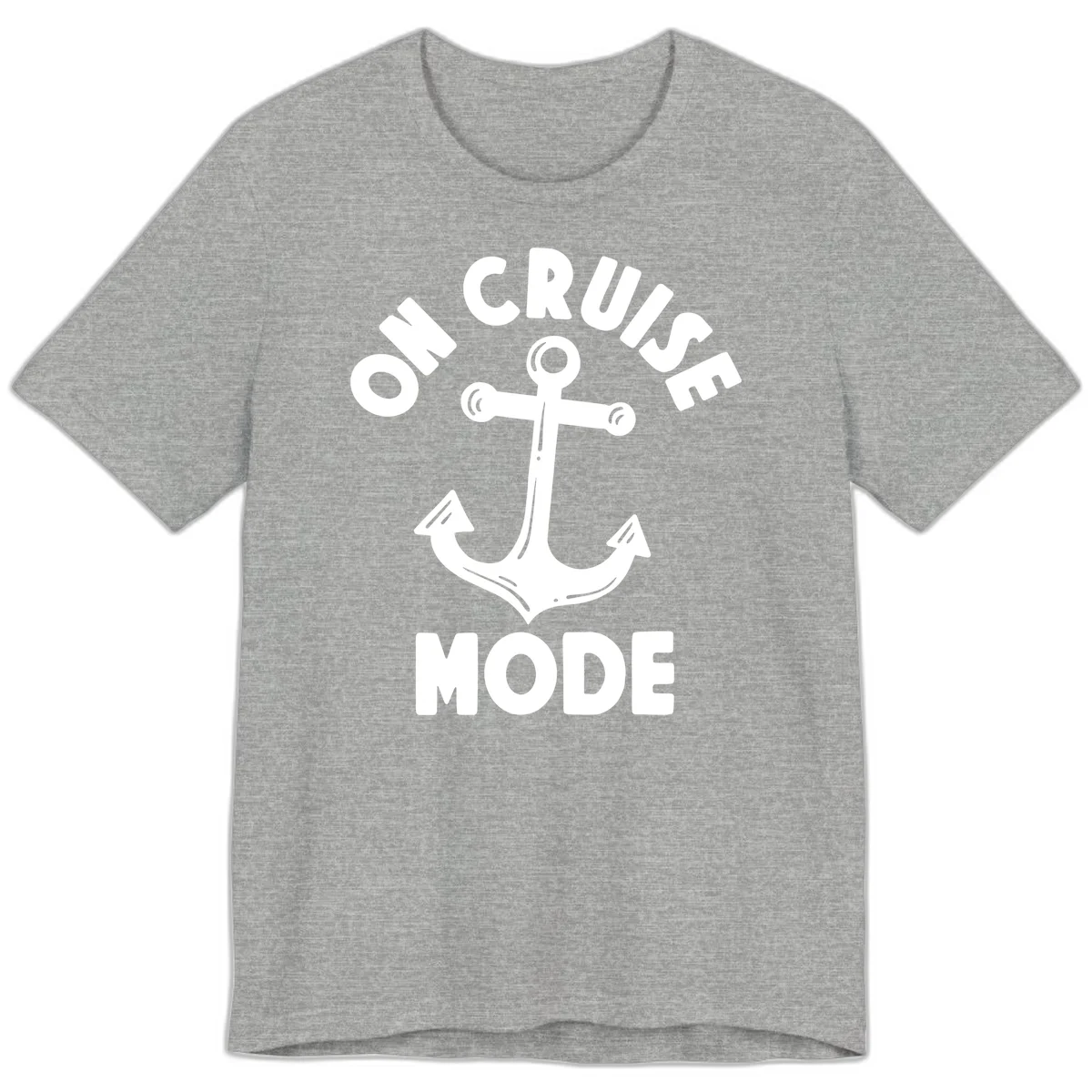 Cruise Mode Anchor Premium T-Shirt in Athletic Heather