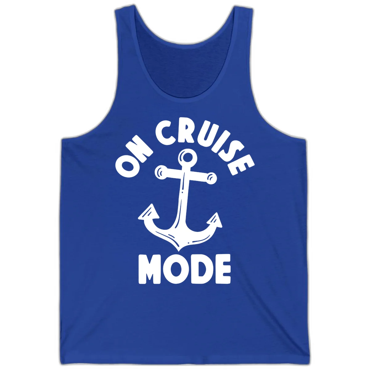 Cruise Mode Anchor Tank Top for Sunny Days in True Royal