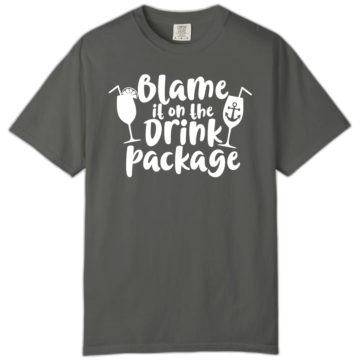 Blame It On The Drink Package Comfort Color in Pepper