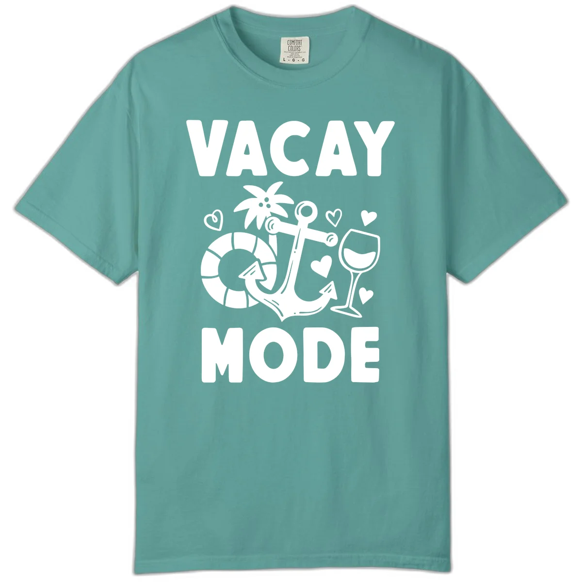 Vacay Mode Anchor Comfort Color in Seafoam