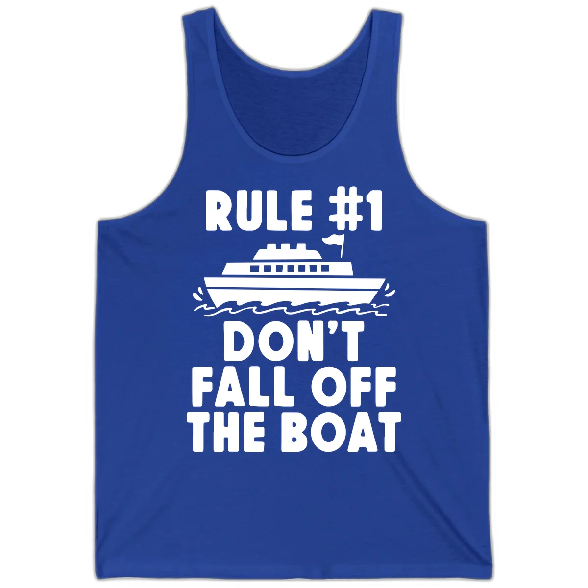 Rule #1 Don't Fall Off The Boat Tank in True Royal
