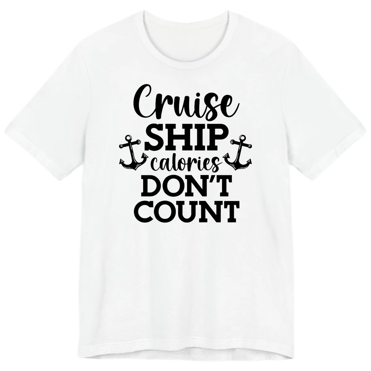 Cruise Ship Calories Don't Count Premium T-Shirt in White