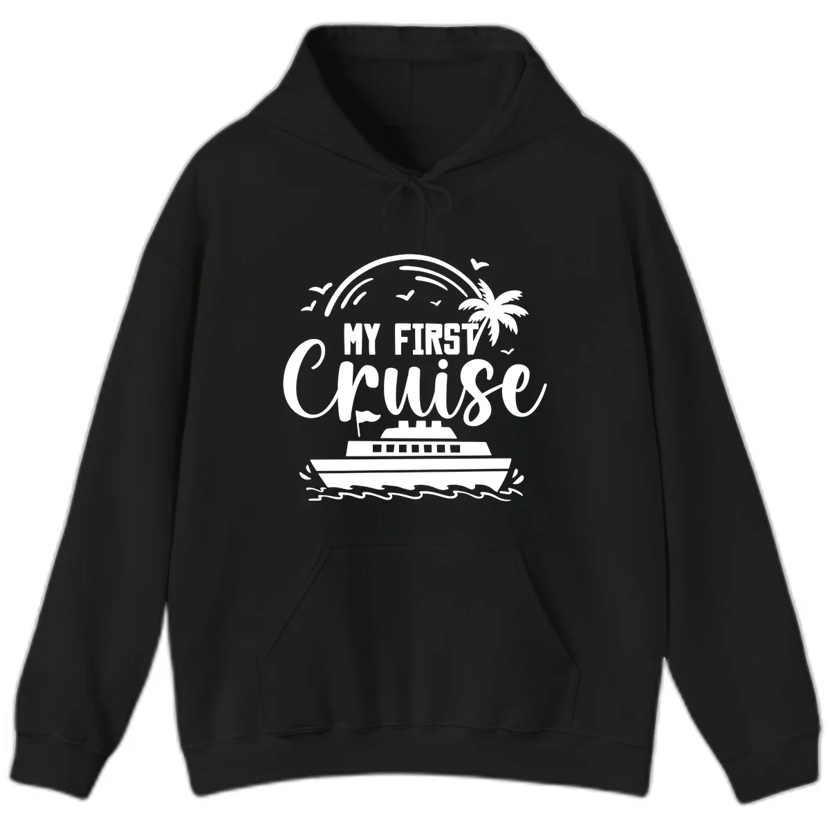 My First Cruise Hoodie in Black