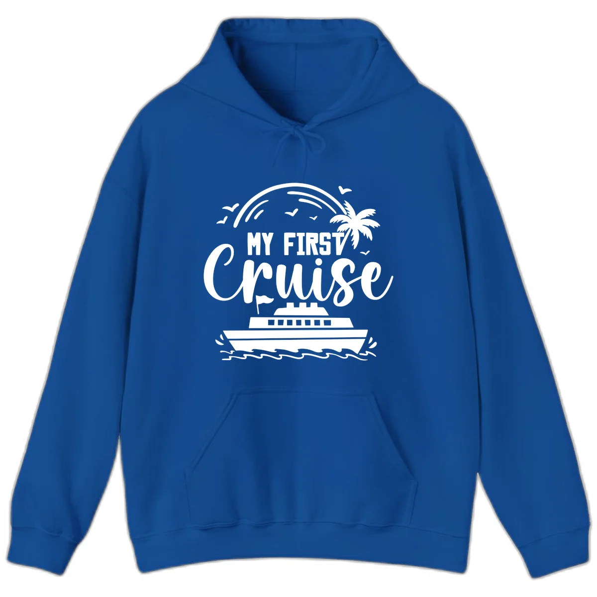 My First Cruise Hoodie in Royal
