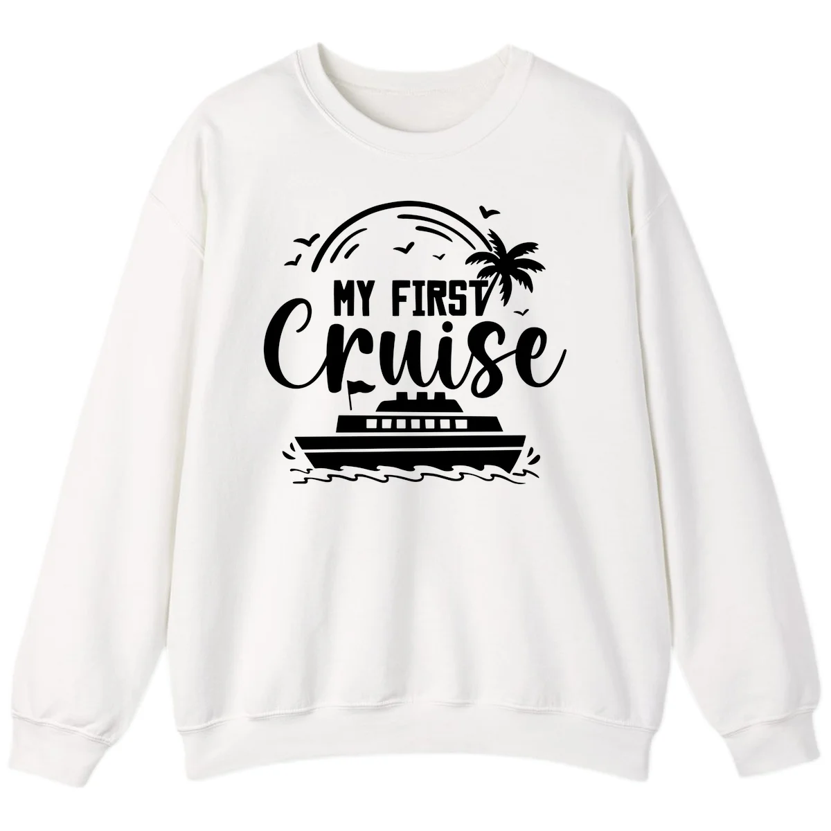 My First Cruise Sweatshirt in White
