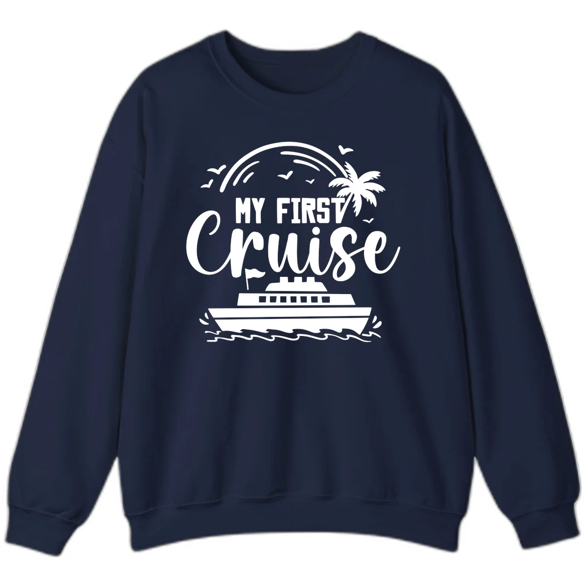 My First Cruise Sweatshirt in Navy