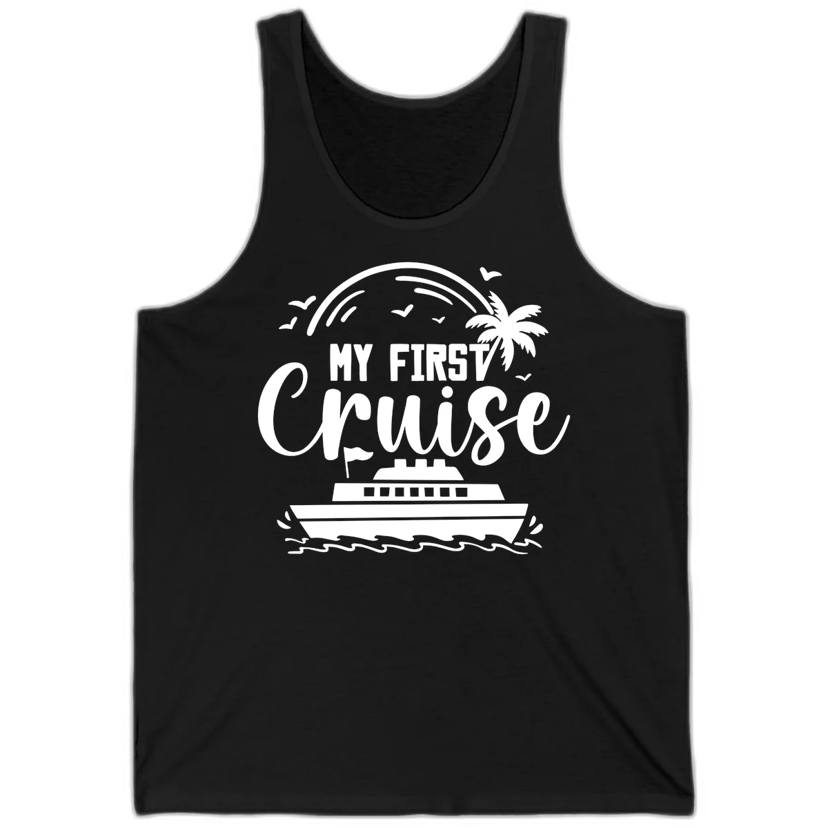 My First Cruise Tank Top in Black