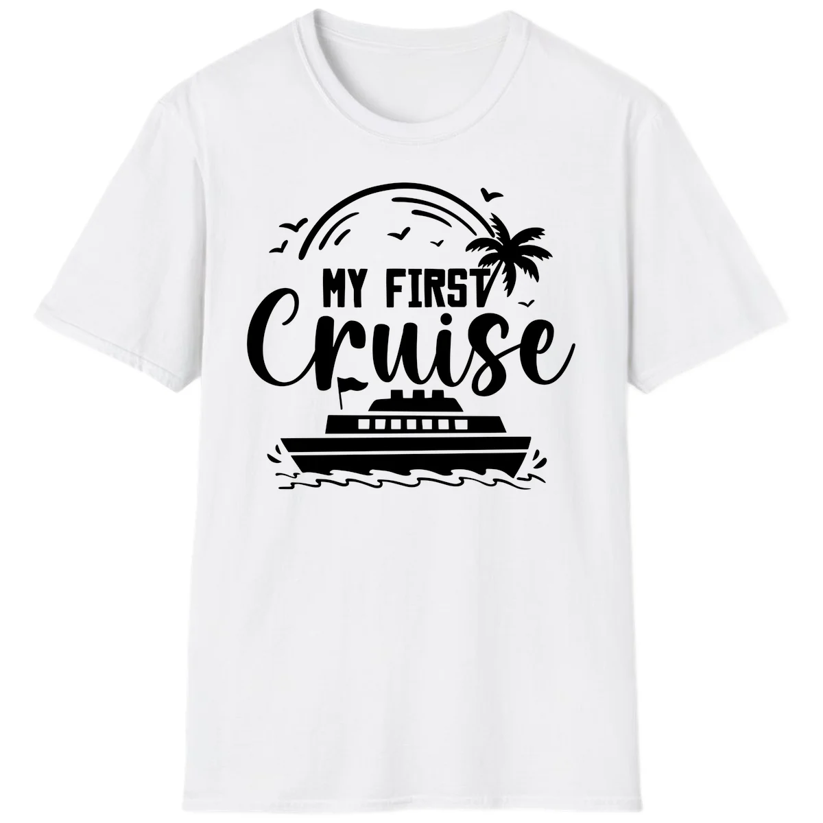 My First Cruise T-Shirt in White