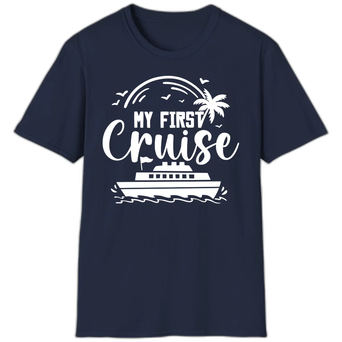 My First Cruise T-Shirt in Navy