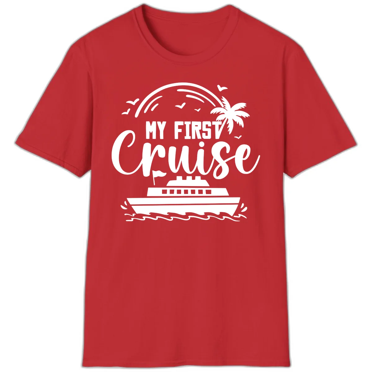 My First Cruise T-Shirt in Red