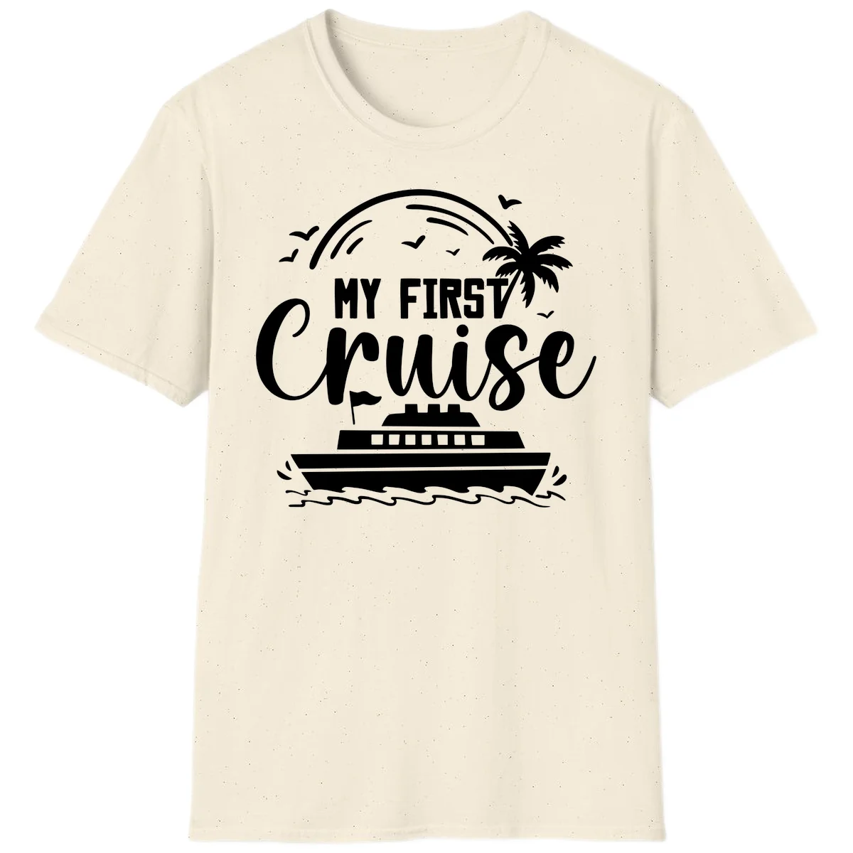 My First Cruise T-Shirt in Natural