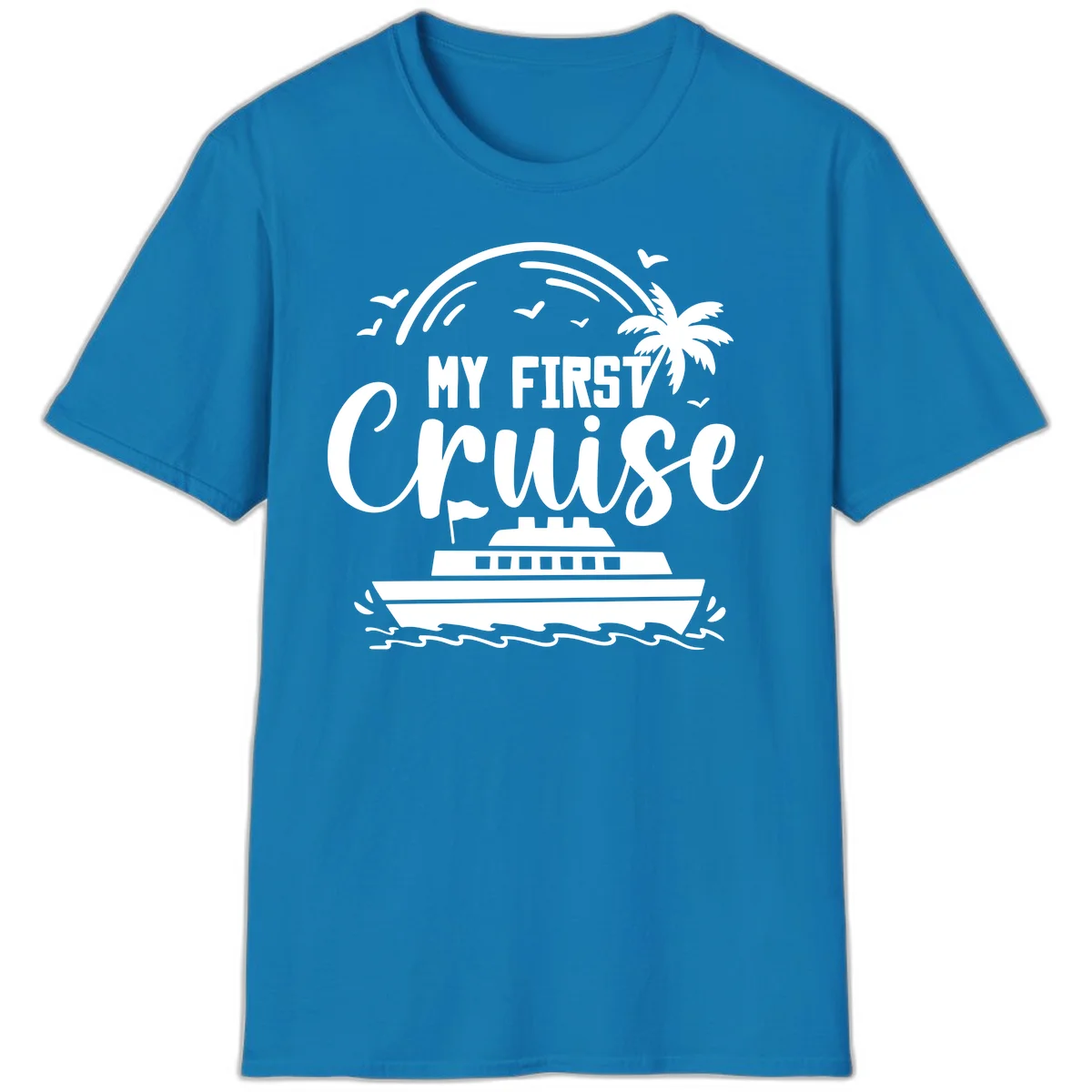 My First Cruise T-Shirt in Sapphire