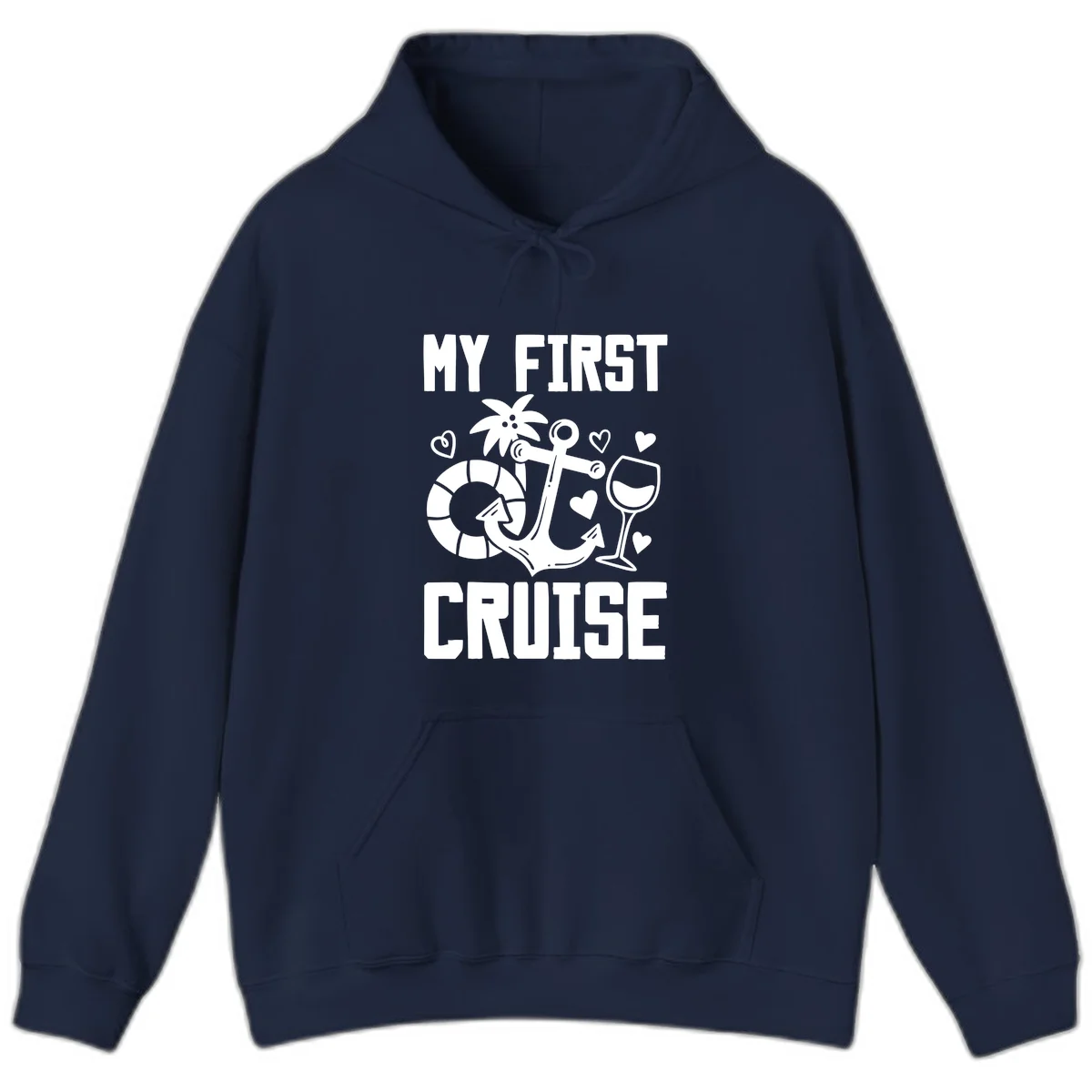 My First Cruise Hoodie in Navy