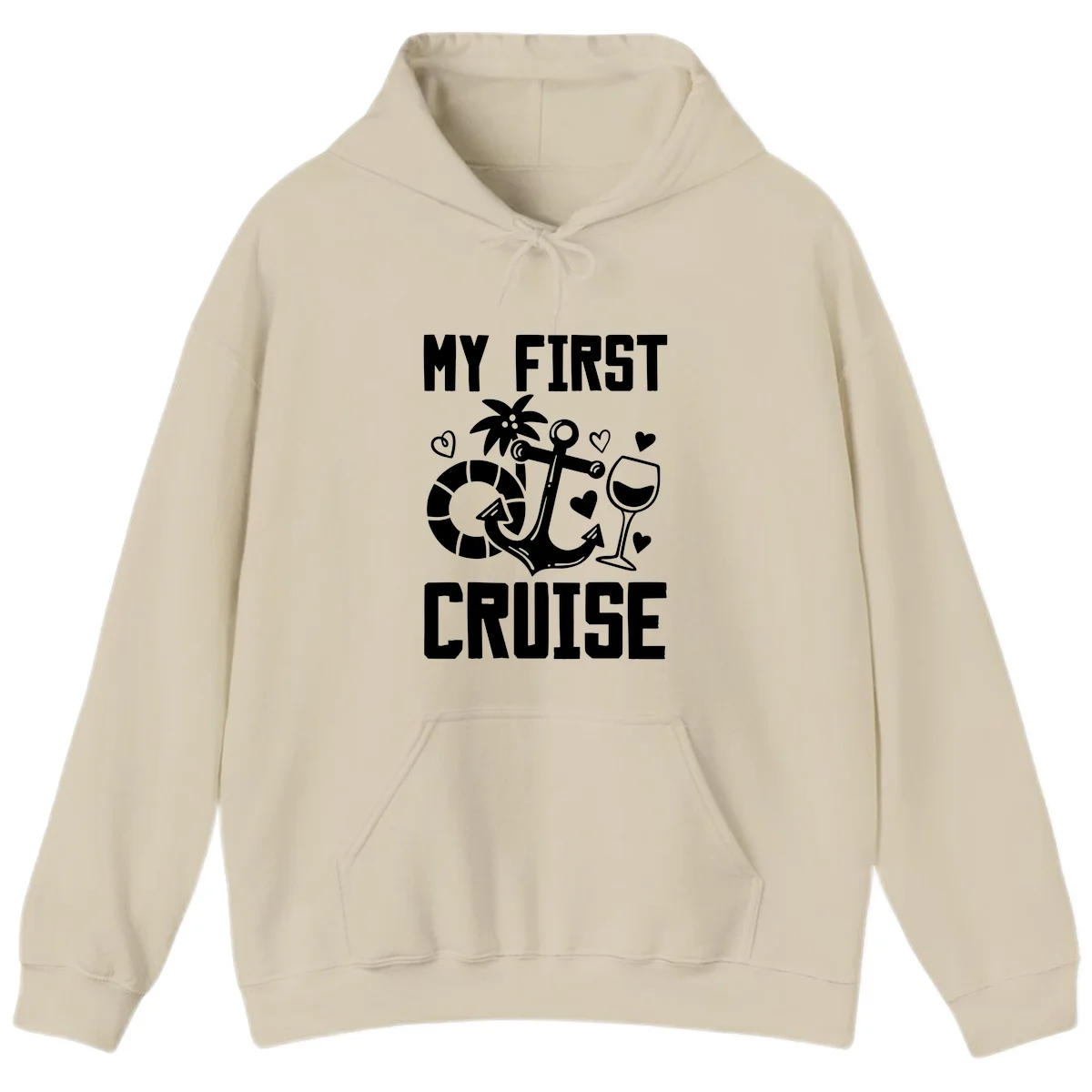 My First Cruise Hoodie in Sand