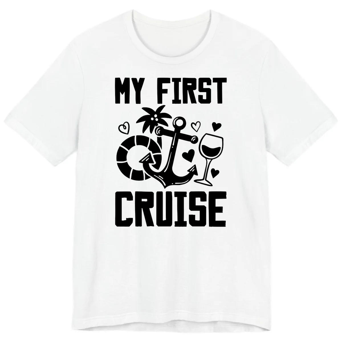 My First Cruise Premium T-Shirt in White