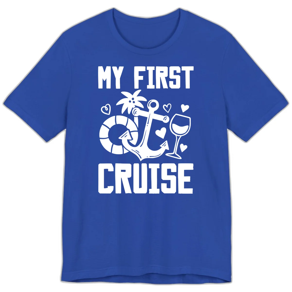 My First Cruise Premium T-Shirt in True Royal