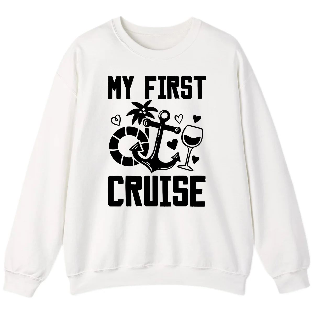 My First Cruise Sweatshirt in White