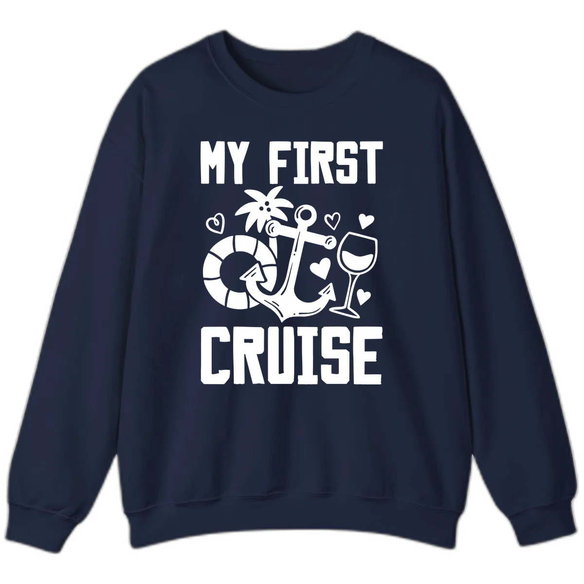 My First Cruise Sweatshirt in Navy