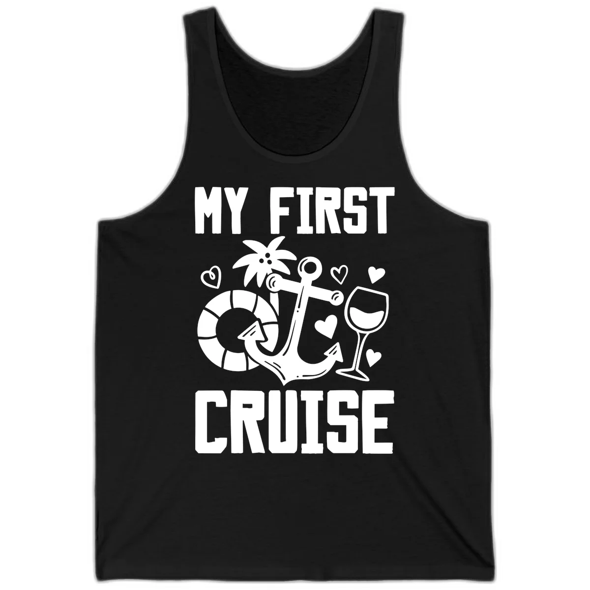 My First Cruise Tank Top in Black