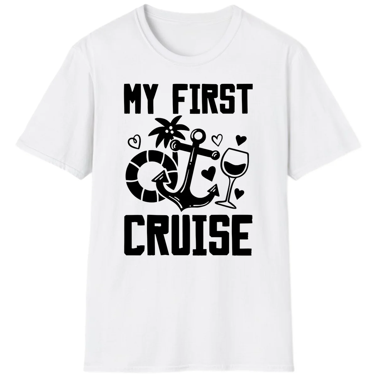 My First Cruise T-Shirt in White