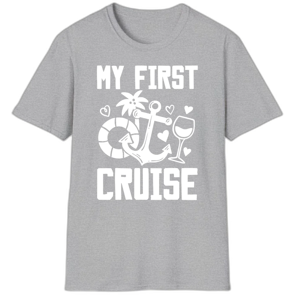My First Cruise T-Shirt in Sport Grey