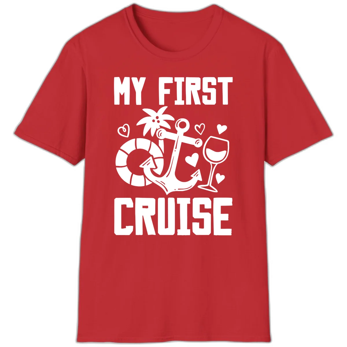 My First Cruise T-Shirt in Red