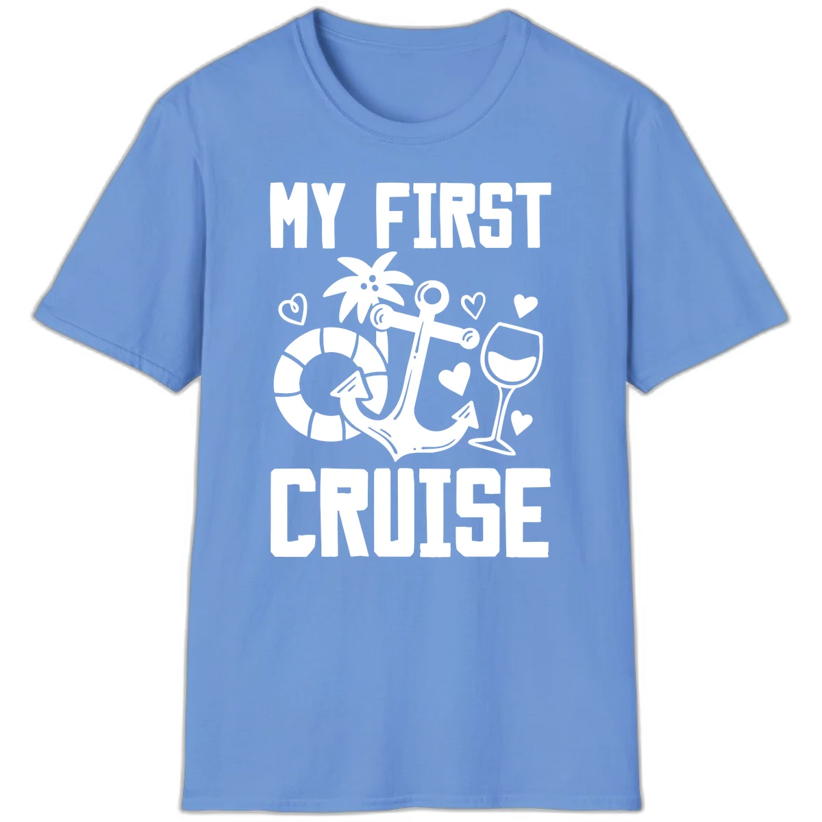 My First Cruise T-Shirt in Carolina Blue