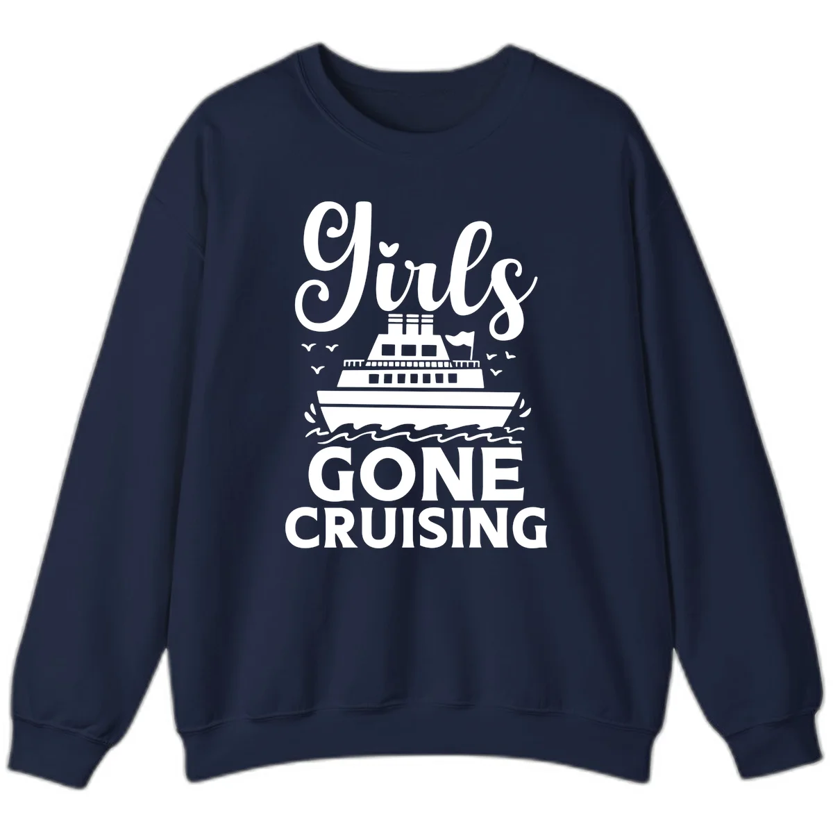 Ship All Gone Cruising Sweatshirt in Navy