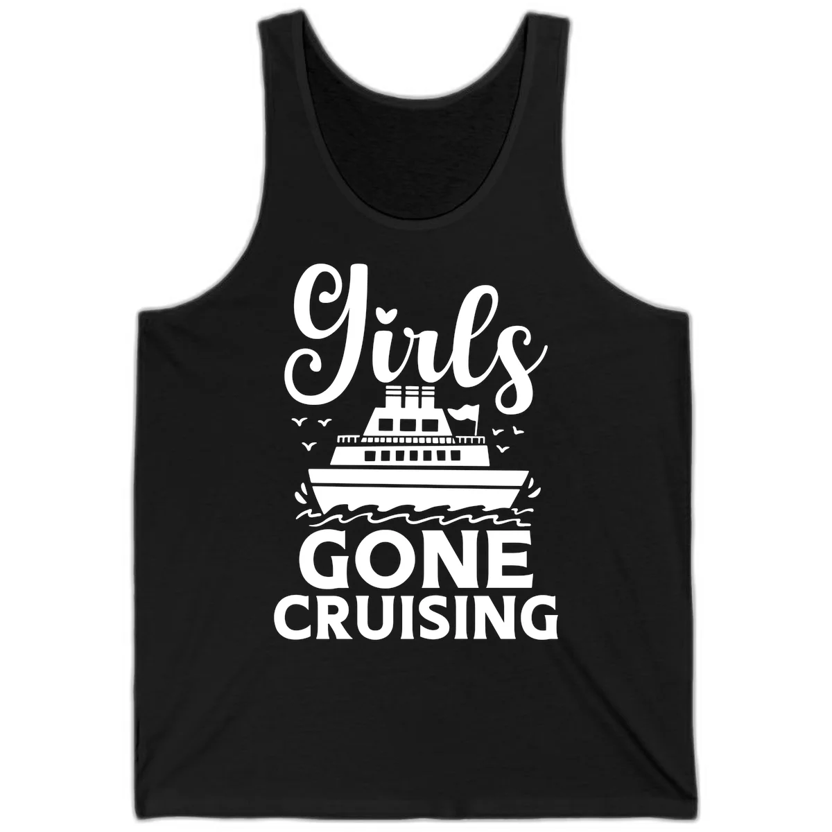 Ship All Gone Cruising Tank in Black