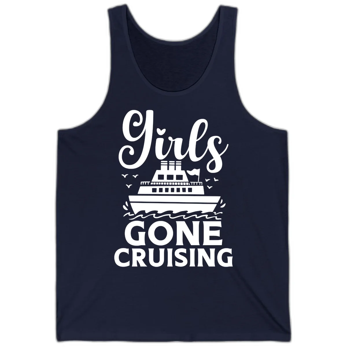 Ship All Gone Cruising Tank in Navy