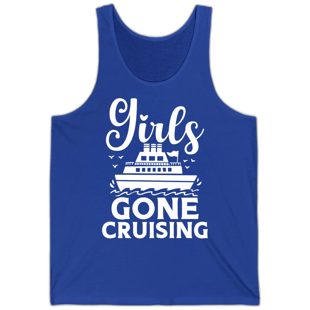 Ship All Gone Cruising Tank in True Royal