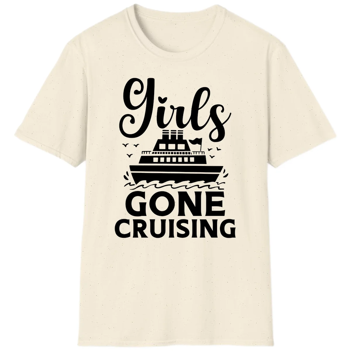 Ship All Gone Cruising T-Shirt in Natural