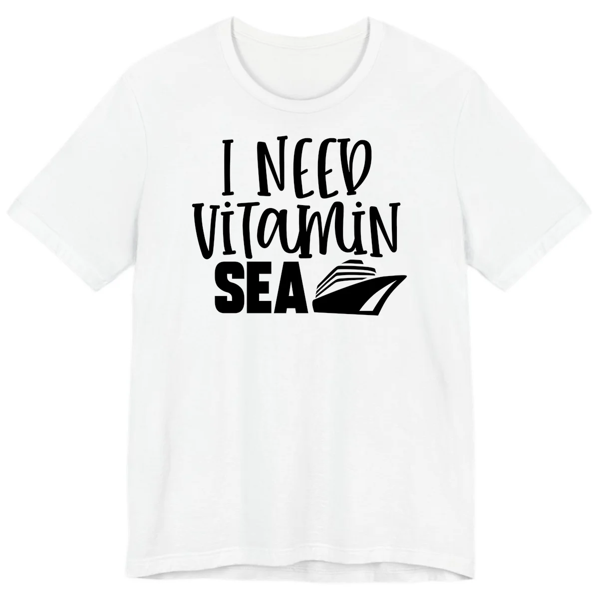 I Need Vitamin Sea Premium T-Shirt in White