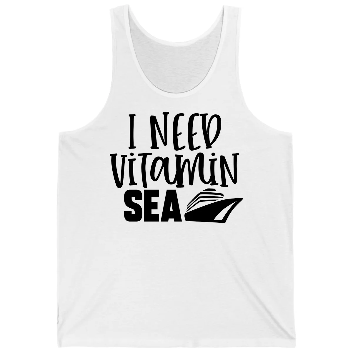 I Need Vitamin Sea Tank in White